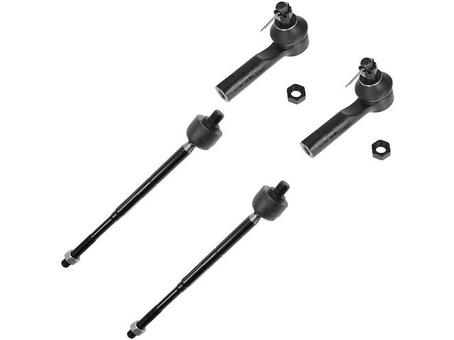 Front TRQ 4 Piece Tie Rod Set Tie Rod End Set fits Nissan 200SX 1995-1998 57BFWH