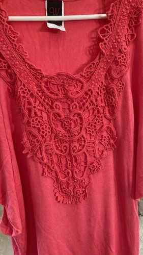 Wrapper Junior Woman Short Butterfly Sleeve Pullover Top Shirt Size Small - Picture 3 of 4