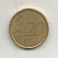 SPAIN 20 EURO CENT 2008 M