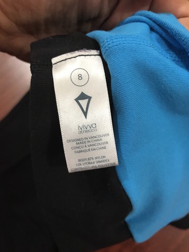 Ivivva 8 Girls Capri Crop Pants By Lululemon - Picture 4 of 4