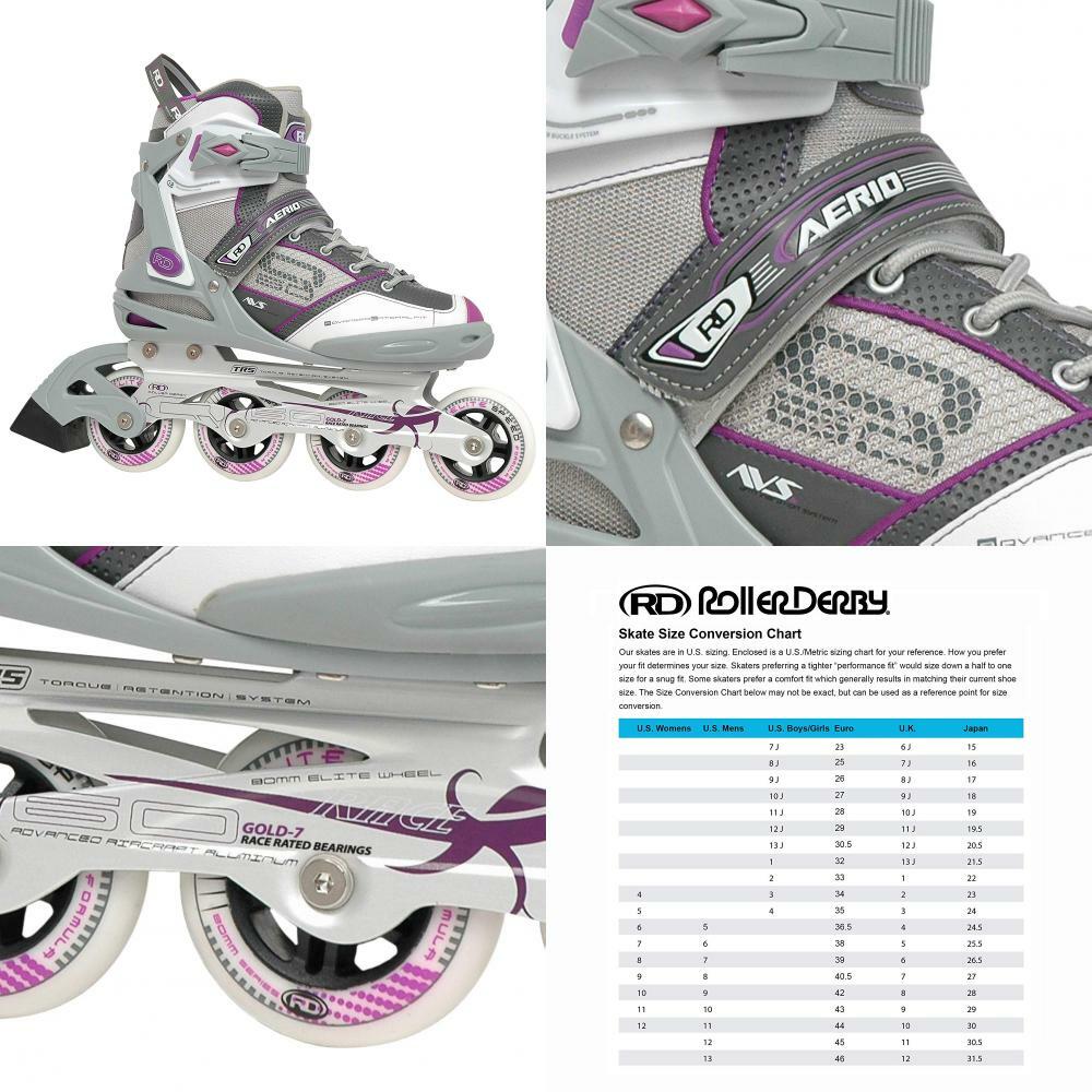 Roller Derby AERIO Q60 Women's Inline 7, Purple eBay