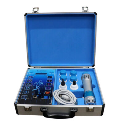 Shock wave therapy machine for pain relief and the treatment of erectile 