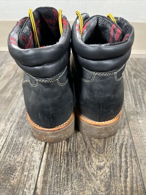 Polo Ralph Lauren Meltham Black Classic Leather Boots - Flannel Lining-Mens 12D Polo Ralph Lauren Meltham Boots Mens 14D Gray Leather  main image 2