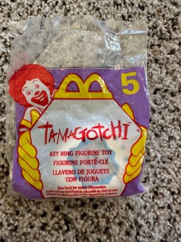 D16 McDonalds Happy Meal Toys 1998 Tamagotchi key ring #5 NEW - Picture 1 of 1