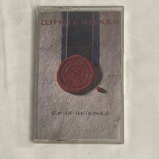 Whitesnake Slip Of The Tongue Cassette 1989 Hard Rock Tape Geffen Records