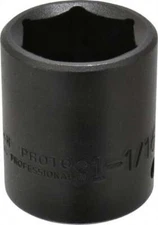 Proto J7434H Impact Socket: 1/2" Drive, 6-Point, 1-1/16" Socket Size