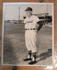 Bucky Harris original photo Duane Perkins Lakeland Fla auto Bucky Harris 8 x 11