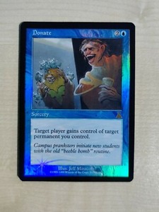 MTG Donate Urza Destiny Foil Reserve List LP++ Magic the Gathering