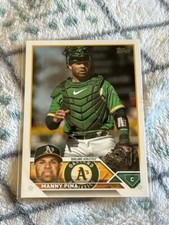 1024-10 2023 Topps Update Manny Pina Oakland Athletics
