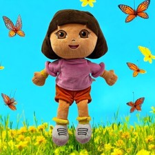 Nickelodeon 2012 Dora The Explorer 18" Plush Stuffed Doll