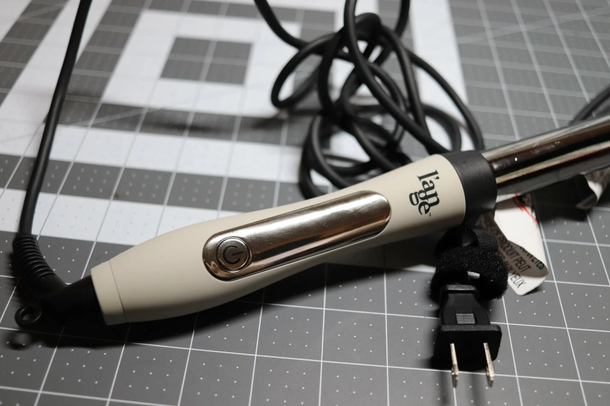 Lange Ondule Titanium Curling Wand 1 Inch L ange.Used