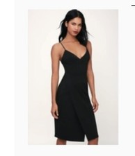 Lulus Black Cocktail Dress Small NEW