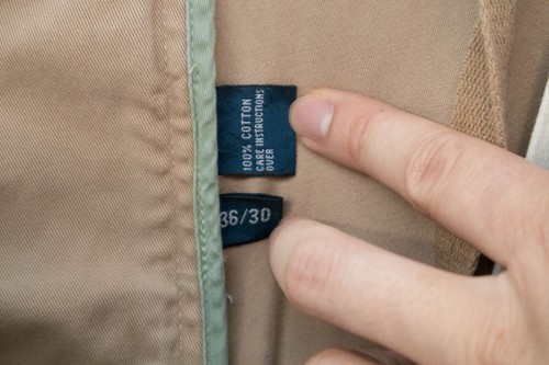 POLO VINTAGE RALPH LAUREN UOMO CARGO PANTALONI PARACADUTISTI 36X32 chino kaki - Foto 8 di 8