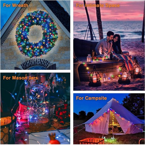 105FT 300LED Solar Fairy String Lights Outdoor Waterproof Garden Yard Decor Lamp - Picture 11 of 19