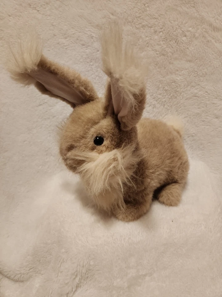 Rare Vintage 1988 Applause Tan Rabbit Bunny Decorative Plush Toy - Image 2 of 4