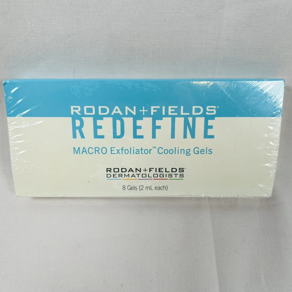 3x Rodan + Fields Redefine Macro Exfoliator Cooling Gels (8 Gels) SEALED NEW - Image 2 of 4