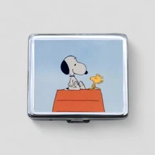 Snoopy 8 Day Pill Box, 7 Day Pill Box, Travel Pill Case, Charlie Brown 