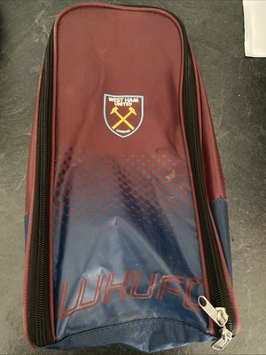 West Ham United WHUFC Boot Bag Claret/blue Zip Up UK