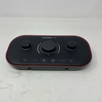 Focusrite Vocaster Two USB-C Podcast Interface Black/Red