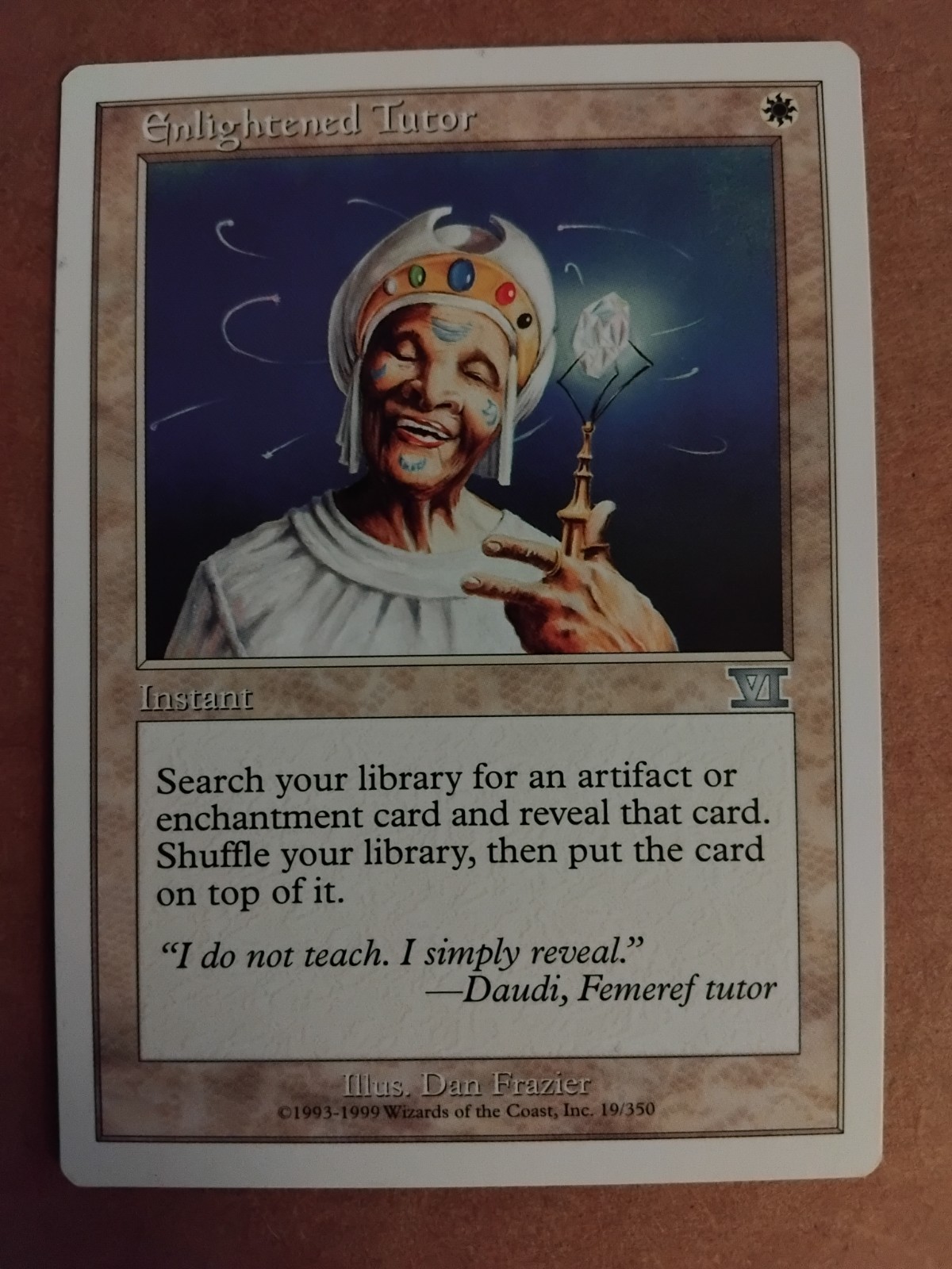 Enlightened Tutor - Classic Sixth Edition Uncommon - Magic the Gathering - LP