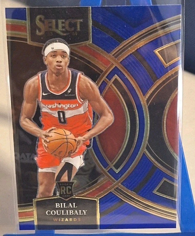 2023-24 Panini Select Blue Prizm Bilal Coulibaly RC Washington Wizards # 131