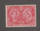 Canada 1897 3c Jubilee VF OG mint never hinged Scott 53