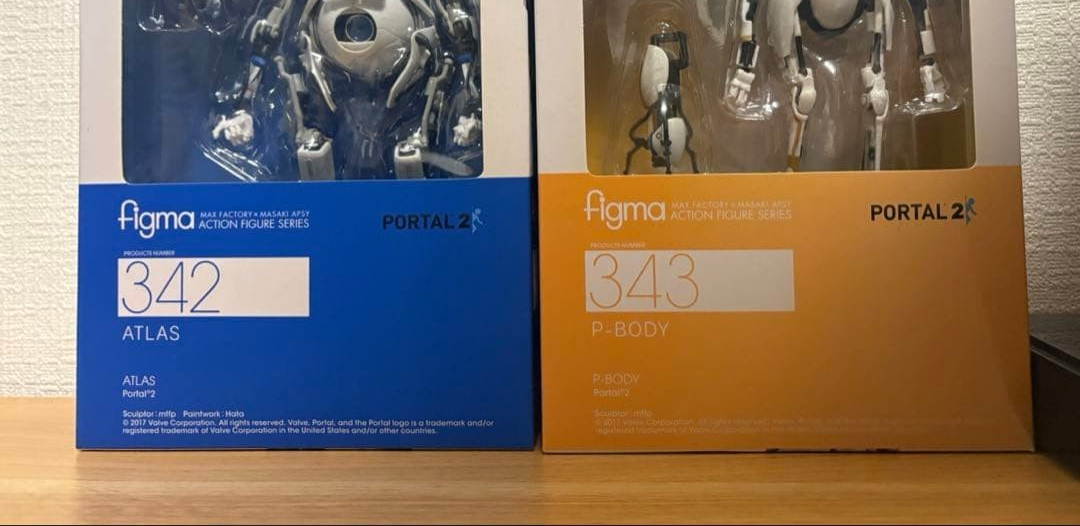 Figma Portal 2 Atlas & P-Body Set Action Figures | eBay