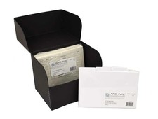 Archival Methods 5x7 Photo Storage Box Kit 200 Prints Acid-Free Black Metal Edge