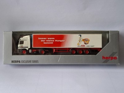 Herpa Sattelzug  Kühl- Koffer ''Müller Milch Reis''  Herpa Exclusiv-Serie