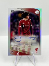 Topps UCC 25/26 Jayden Danns Liverpool FC Aut...