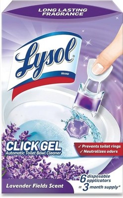 Lysol Click Gel Automatic Toilet Bowl Cleaner, Toilet Gel Stamp, Toilet...