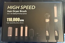 High Speed Hair Dryer Brush, 6 In 1 Air Styling  Drying System