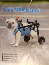 Celestaura Dog Wheelchair Adjustable Aluminum Frame Hind Leg Mobility Aid Size M