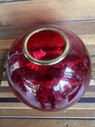 GWTW style Ruby Dot Optic 10 inch oil kerosene lampshade 4 inch fitter — photo 5