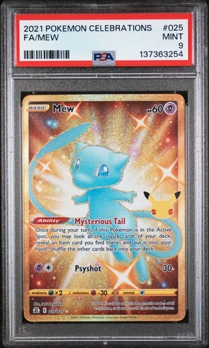Fa/Mew 025 - Pokemon Celebrations - PTCG PSA 9