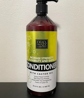 Dead Sea Collection Strengthening Conditioner Castor Oil   NEW   30.6 oz