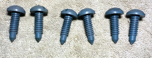 1982-1992 Camaro Firebird OEM 6pc Rear Cargo Trunk Panel Gray Plastic Screws