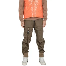 Konus Men's Tactical Strap Cargo Joggers in Tobacco