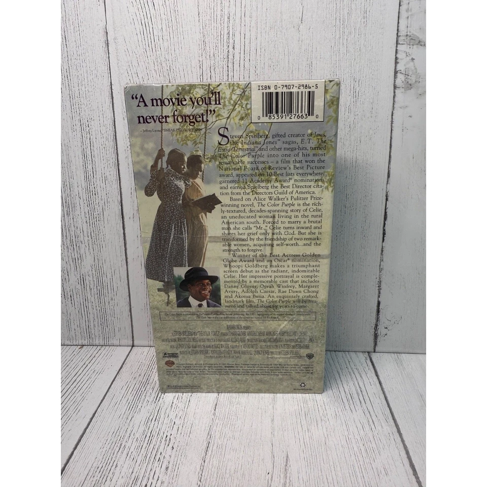 THE COLOR PURPLE VHS Warner Home Video SPECIAL Widescreen Watermark SEALED - Image 2 of 4