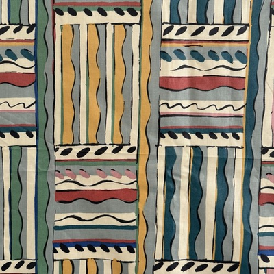 #ad Vtg Fabric Collier Campbell for Kaufmann 80s Drapery Upholstery 5.25 yds x 55” W $125.00