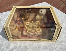 Steiff Miniature Teddy Bear Tea Party 0204/16 Limited Edition damaged box