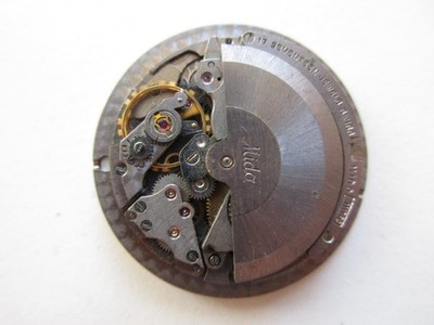 Mido Powerwind cal. 1117PC automatic Swiss watch movement & dial - running