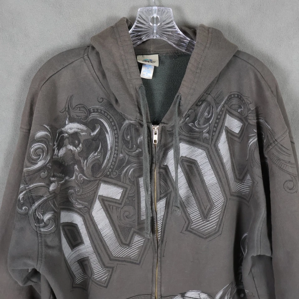 Sudadera De Colección Iron Maiden Azul Líquido Para Hombres XL Grunge Metal Noche Merodeador Sudadera con Capucha Foto 2 de 4