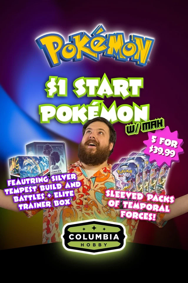 Temporal Forces Sleeved Drops and $1 Start Pokemon w/Mak