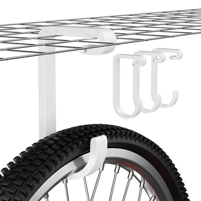 #ad Thickened Hooks for Overhead Storage RacksGarage White $29.99