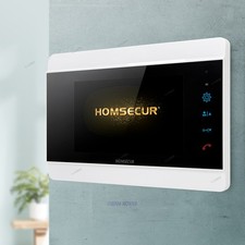 HOMSEUR 1080p Intercom Master Unit 7 Inch TFT LCD For Video Door Entry System