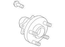 Genuine Nissan Value Advantage™ HUB ASSY FRONT D0202-4GA0JNW
