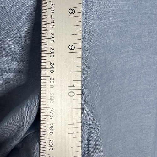 Talbots Pants Womens 16W Blue Cotton Relaxed Fit Ankle Lightweight Casual Summer - Picture 5 of 10