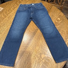 Carhartt Men's Relaxed Fit 32 X 28 Blue Jeans