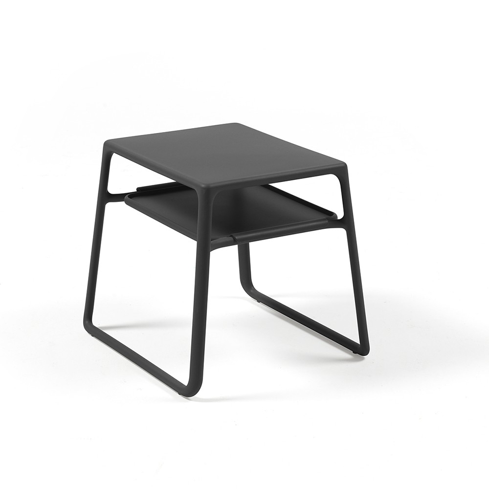 Mesa Baja Pop 44Cm Antracita Mobiliario Exterior Piscina Jardín